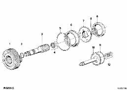 ZF 3HP22 PLANET WHEEL SET diagram for BMW 3 Series E30 323i