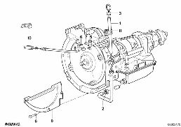 TRANSMISSION PARTS diagram for BMW 3 Series E30 323i