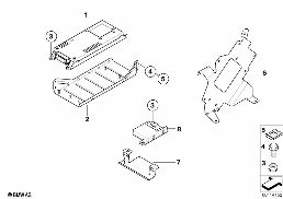 SINGLE PARTS, SA 638, TRUNK diagram for BMW 3 Series E46 318i