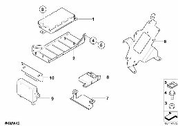 SINGLE PARTS, SA 644, TRUNK diagram for BMW 3 Series E46 318i