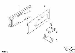 COMPONENT PARTS SA 639 / SA 640 TRUNK diagram for BMW 3 Series E46 325xi