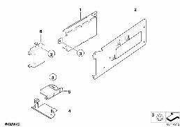 SINGLE PARTS, SA 644, TRUNK diagram for BMW 3 Series E46 320i