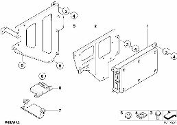 SINGLE PARTS, SA 638, TRUNK diagram for BMW 3 Series E46 318Ci