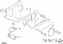 SINGLE PARTS, SA 644, TRUNK diagram for BMW 3 Series E46 318Ci