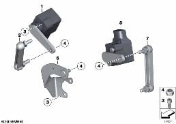 Sensor di altezza diagram for BMW Rolls-Royce Phantom RR1 Phantom