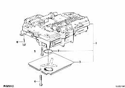 ZF 4HP22/24-H CONTROL UNIT+ATTACH.PARTS diagram for BMW 6 Series E24 635CSi