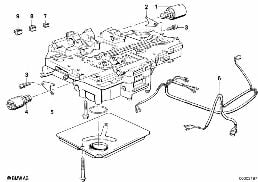 ZF 4HP22/24-EH CONTROL UNIT+ATTACH.PARTS diagram for BMW 6 Series E24 635CSi