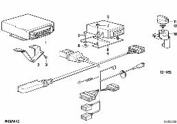 CONTROL UNIT EGS, PROGRAMMED diagram for BMW 5 Series E28 525e