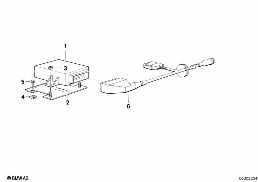 CONTROL UNIT, DOWNSHIFT GUARD diagram for BMW 5 Series E28 525e