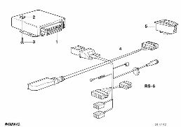 Steuergerät programmiert EGS diagram for BMW 7 Series E32 750iL