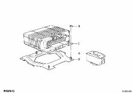 CONTROL UNIT EGS, PROGRAMMED diagram for BMW 3 Series E36 318i