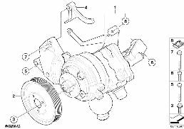 POWER STEERING PUMP/DYNAMIC DRIVE