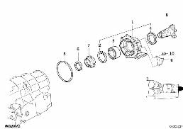 A5S310Z OUTPUT diagram for BMW 7 Series E38 725tds