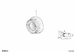 A5S310Z DRIVE CLUTCH A diagram for BMW 7 Series E38 725tds