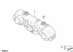 AIR CONDITIONING CONTROL diagram for BMW Z4 E85 2.5si