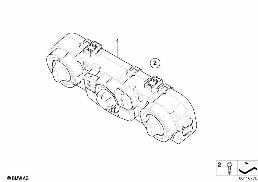 HEATER CONTROL diagram for BMW Z4 E85 2.0i