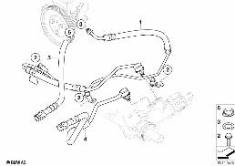 HYDRO STEERING-OIL PIPES