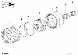 A5S560Z PLANET WHEEL SET I diagram for BMW 7 Series E38 740i