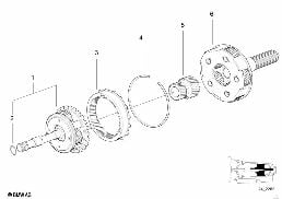 A5S560Z PLANET WHEEL SET II + III diagram for BMW 7 Series E38 740i