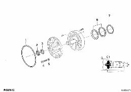 A5S310Z GASKET RINGS/LUBRICATION SYSTEM diagram for BMW 7 Series E38 725tds