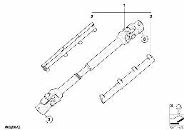 STEER.COL.-LOWER JOINT ASSY diagram for BMW Z4 E86 M3.2