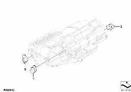 ACTUATOR DRIVE, HEATING diagram for BMW Z4 E85 2.5si