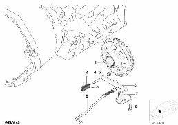 A5S440Z PARKING LOCK diagram for BMW 7 Series E38 740i