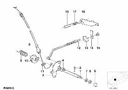 ZF 4HP22/24 GEAR SHIFT/PARKING LOCK diagram for BMW 3 Series E30 318i