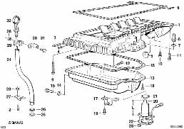 OIL PAN/OIL LEVEL INDICATOR