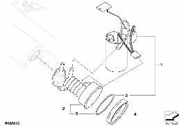 FUEL FILTER/PUMP/FUEL LEVEL SENSOR diagram for BMW Z4 E85 3.0si