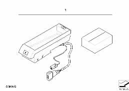 UPGRADE KIT HANDS-FREE BLUETOOTH OPT644 diagram for BMW 5 Series E60 LCI 523Li