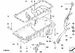 OIL PAN/OIL LEVEL INDICATOR