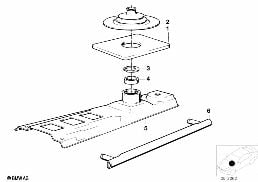 GEARSHIFT MANUAL TRANSMISSION diagram for BMW 3 Series E21 320