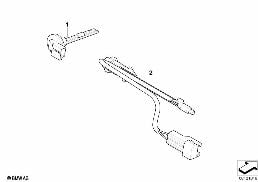 TEMPERATURE SENSOR diagram for BMW Z4 E85 2.5si