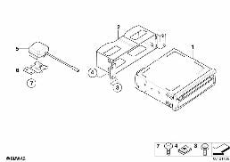 NAVIGATION SYSTEM diagram for BMW Z4 E86 M3.2