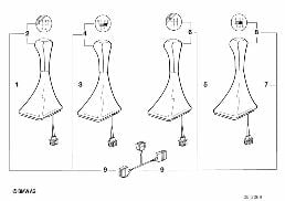 RETROFIT KIT, SHIFT KNOB,LEATHER ILLUMI. diagram for BMW 3 Series E30 320i