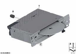 Kontrolér audiosystému CD diagram for BMW Rolls-Royce Phantom RR1 Phantom