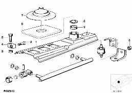 GEARSHIFT MANUAL TRANSMISSION diagram for BMW 3 Series E21 320i