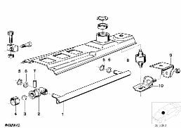 GEARSHIFT MANUAL TRANSMISSION diagram for BMW 3 Series E21 320i