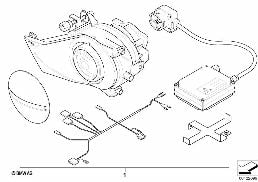 Zest. dopos. - dod. refl. ksenonowy diagram for BMW 5 Series E39 520d