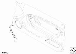 个性化饰板 车门把手 diagram for BMW 3 Series E46 316ti