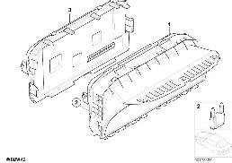 コントロール ディスプレイ アジア仕様 diagram for BMW 7 Series E65 750i