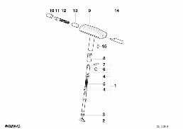 GEARSHIFT AUTOMATIC TRANSMISSION diagram for BMW 5 Series E12 520