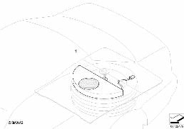 BMW SUBWOOFER diagram for BMW 3 Series E46 318i