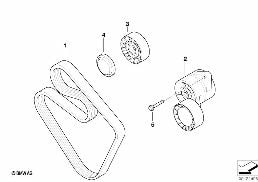 BELT DRIVE WATER PUMP/ALTERNATOR