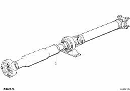 DRIVE SHAFT diagram for BMW 5 Series E12 520