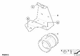 Münferit parçalar,Karşılıklı konuşma sis diagram for BMW 7 Series E67 745LiS
