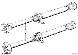 Gelenkwelle/Gleichlaufgelenk diagram for BMW 7 Series E32 750iL