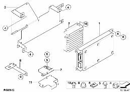 COMPONENT PARTS SA 639 / SA 640 TRUNK diagram for BMW Z4 E85 M3.2