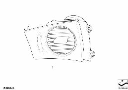 INDIVIDUAL AIR OUTLET NOZZLES/TRIM ITEMS diagram for BMW Z8 E52 Z8